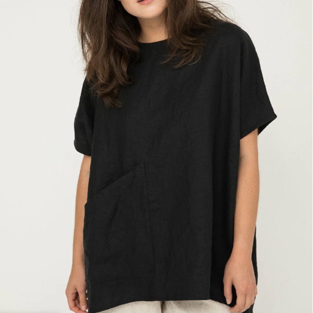 Elizabeth Suzann Harper Tunic in Midweight Linen